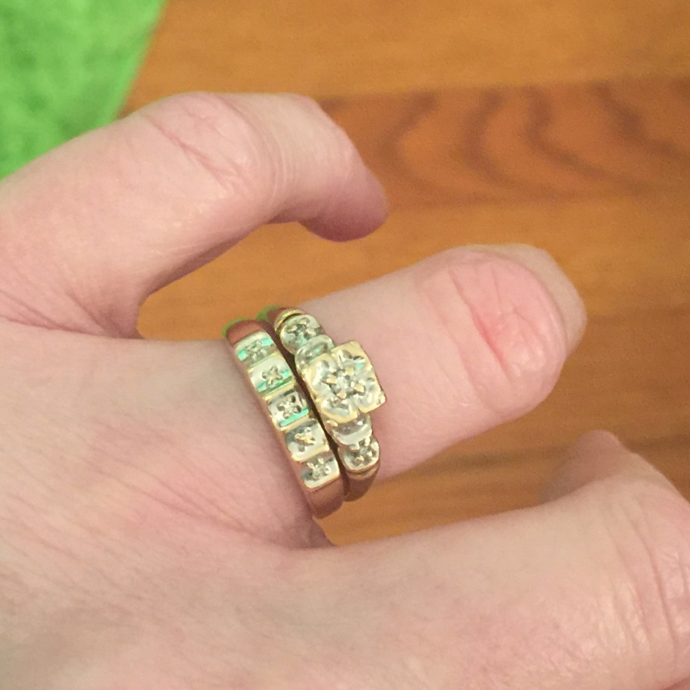 DIAMOND WEDDING SET